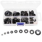 260-Piece Black Starlock Washer Assortment Kit