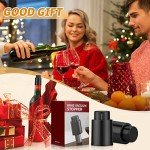 Reusable Wine Bottle Stoppers - 2 Pack Vacuum Preserver