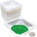 Medium Weigh Boats - 125 Pack, 100ml Disposable Trays