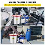 Bestauto 3 CFM Vacuum Pump with 3 Gallon Chamber
