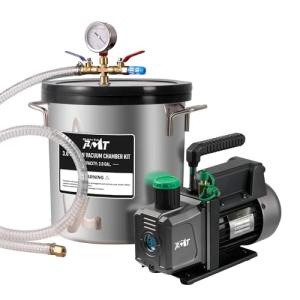 3 Gallon Vacuum Chamber Kit with 4.5CFM Pump