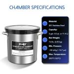 3 Gallon Vacuum Chamber Kit with 4.5CFM Pump