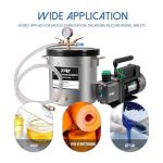 3 Gallon Vacuum Chamber Kit with 4.5CFM Pump