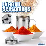 Stainless Steel Dredge Shaker for Spices, Flour