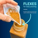 Medium Weigh Boats - 125 Pack, 100ml Disposable Trays