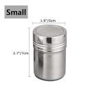 Stainless Steel Powder Shaker Set with Lid (6 Pcs)