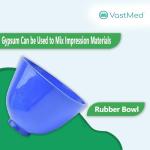 Large Autoclavable Blue Dental Mixing Bowl