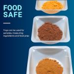 Medium Weigh Boats - 125 Pack, 100ml Disposable Trays