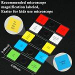 Kids Microscope Slides Set - 60 Prepared Specimens