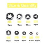 260-Piece Black Starlock Washer Assortment Kit