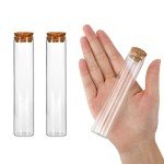 18pcs Clear Glass Test Tubes with Cork Stoppers