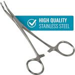 MABIS Curved Locking Kelly Forceps, 5.5 Inch