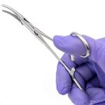 MABIS Curved Locking Kelly Forceps, 5.5 Inch