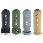 Military-Themed Shaker Cups – 20 Oz Bottles