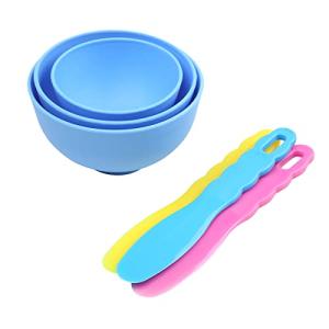 Dental Lab Mixing Bowl and Spatula Set (6 Pcs)