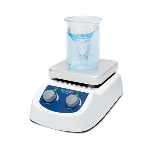 Magnetic Stirrer Hot Plate - 380°C Max, 2000 RPM, 5L Capacity, With Stir Bar & Stand, For Lab & DIY Use