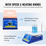 VEVOR Magnetic Mixer with Heating Plate and Display