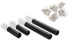 Shatterproof Insulated Laboratory Glass Tube Stems Set