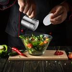 12-Pack Stainless Steel Spice Shakers with Lids