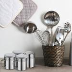 12-Pack Stainless Steel Spice Shakers with Lids