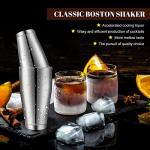 10-Piece Stainless Steel Cocktail Shaker Set