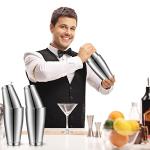 10-Piece Stainless Steel Cocktail Shaker Set