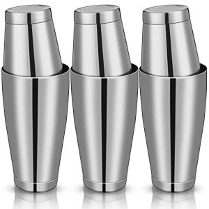 Professional Stainless Steel Cocktail Shaker Set – 6 Pcs