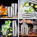 Professional Stainless Steel Cocktail Shaker Set – 6 Pcs