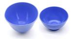 Dental Lab Rubber Mixing Bowls Set - 2 Sizes