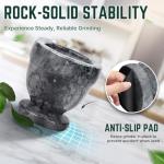 Black Granite Mortar and Pestle Set - 4 Inch