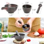 Sungmor Heavy-Duty Cast Iron Mortar and Pestle Set