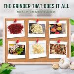 Black Granite Mortar and Pestle Set - 4 Inch