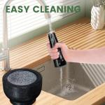 Luvan Black Granite Mortar and Pestle Set