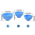 Dental Lab Mixing Bowl and Spatula Set (6 Pcs)