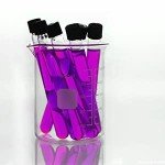 40pcs Glass Test Tubes with Screw Caps - 30ml