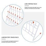 Viupolsor 24-Peg Lab Glassware Drying Rack