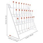Viupolsor 24-Peg Lab Glassware Drying Rack