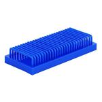 Blue Glass Slide Drying Rack for Laboratories