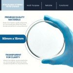 Stackable Sterile Petri Dishes [Pack of 25]