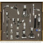 Shatterproof Insulated Laboratory Glass Tube Stems Set