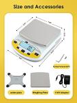 CGOLDENWALL 5000g x 0.01g Precision Lab Scale