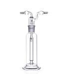 YUXun 500ML Lab Glass Gas Washing Bottle
