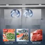 54" Stainless Steel 2-Door Commercial Freezer