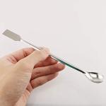 3PCS Stainless Steel Lab Spoon Spatula Set