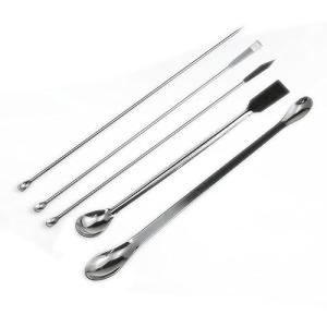 Stainless Steel Micro Lab Sampling Scoop Set