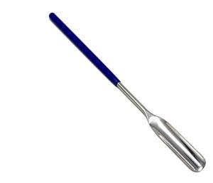 Stainless Steel Micro Lab Scoop with Vinyl Handle