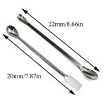 Stainless Steel Micro Lab Sampling Scoop Set