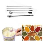 Stainless Steel Micro Lab Sampling Scoop Set