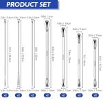 23-Piece Stainless Steel Micro Scoop & Spatula Set