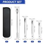 23-Piece Stainless Steel Micro Scoop & Spatula Set